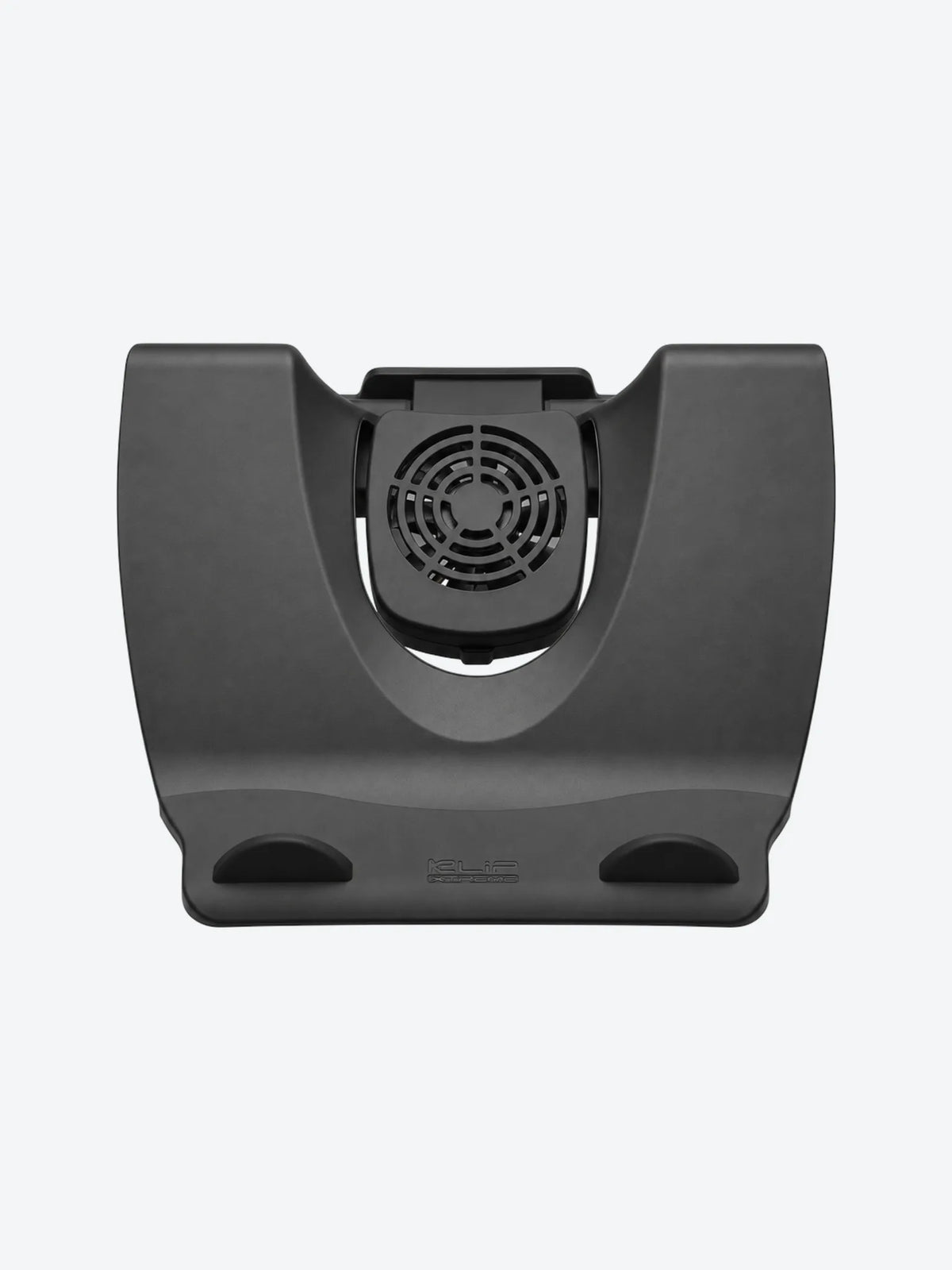 Klip Xtreme KNS-110B Notebook Stand / Cooling Station - Soporte para ordenador portátil - con concentrador USB de 4 puertos, ventilador de refrigeración - 17" - negro