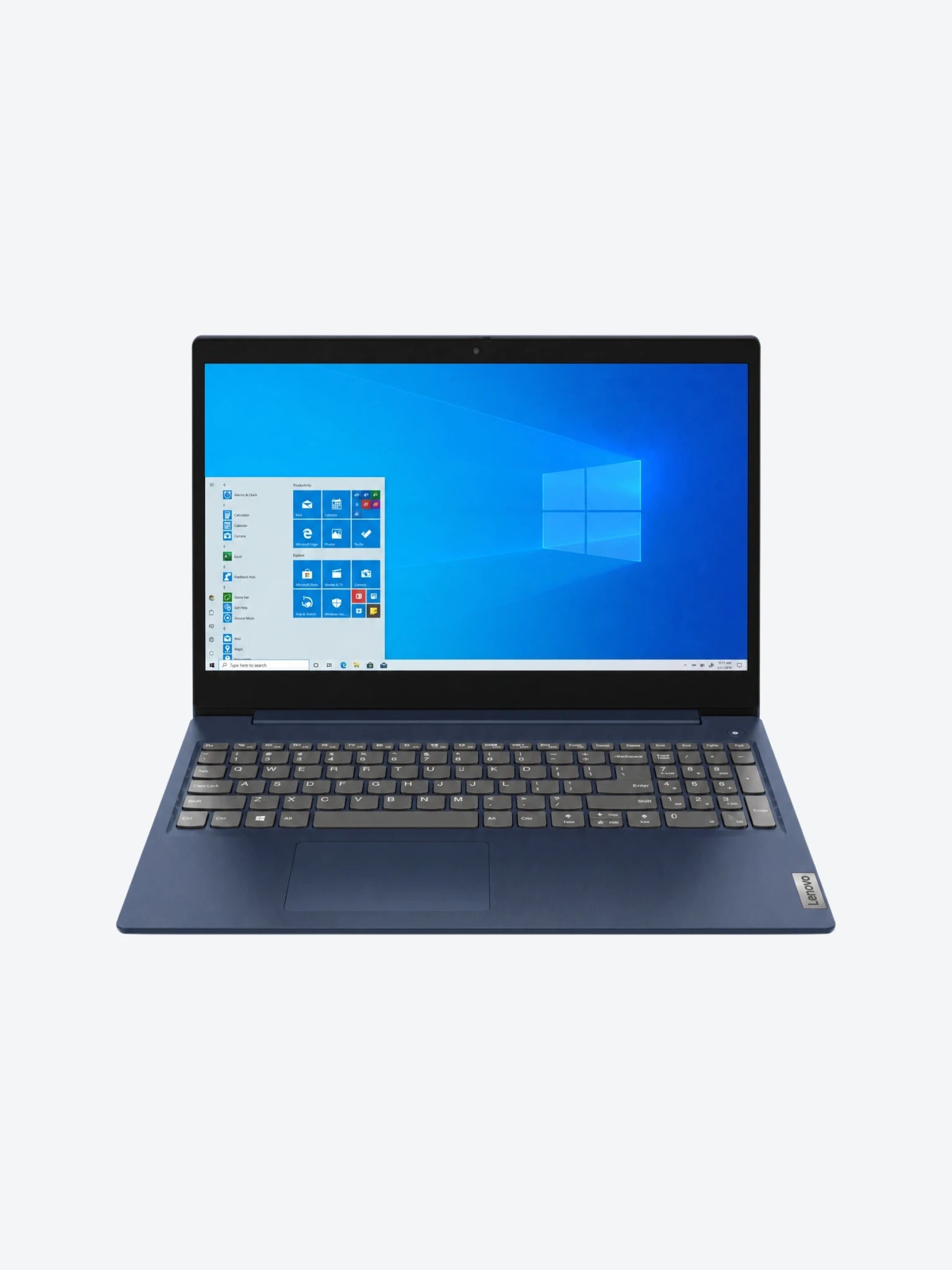 Laptop Lenovo 3 15IML05 Core I5-10210U 512GB SSD 12GB RAM 15.6" 1366x768 Touchscreen WIN 10 Color Azul Seminueva-1