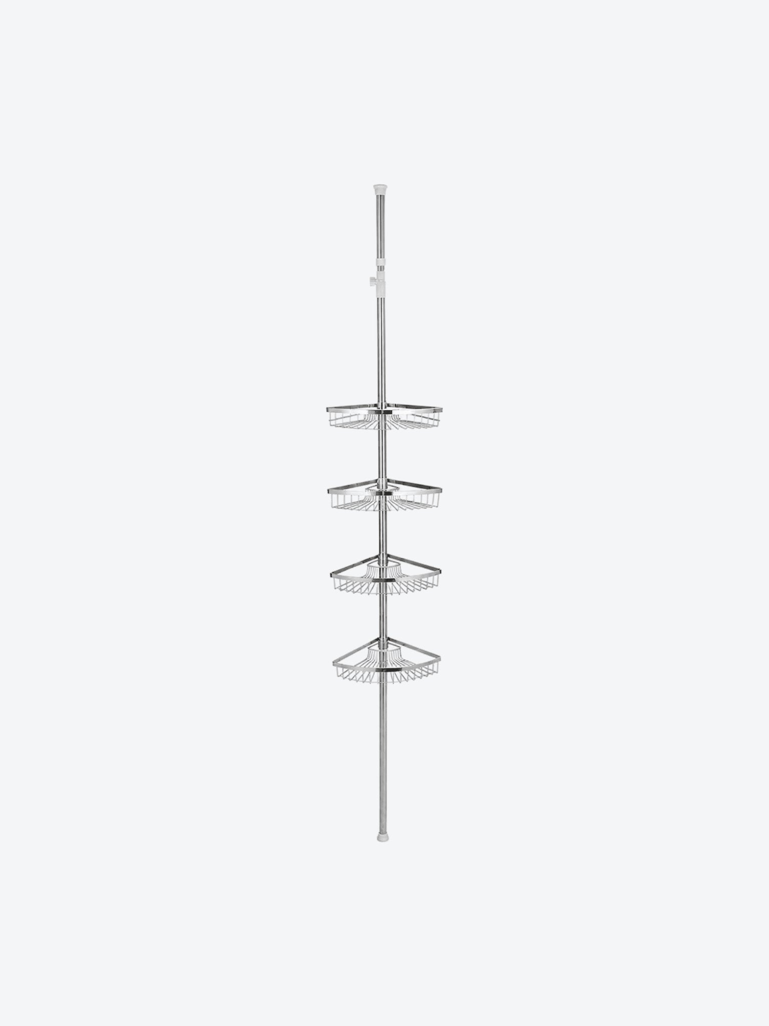 ORGANIZADOR ESQUINERO AJUSTABLE CROMADO 4 NIVELES-1