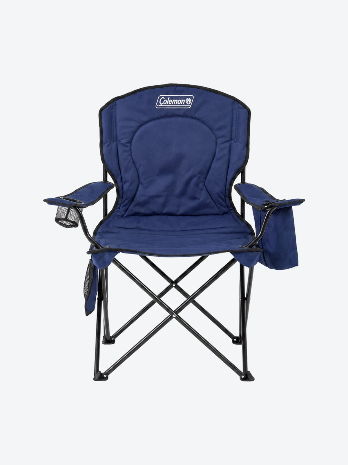 Coleman Silla con Hielera, Quad Plegable V2 - Azul-1