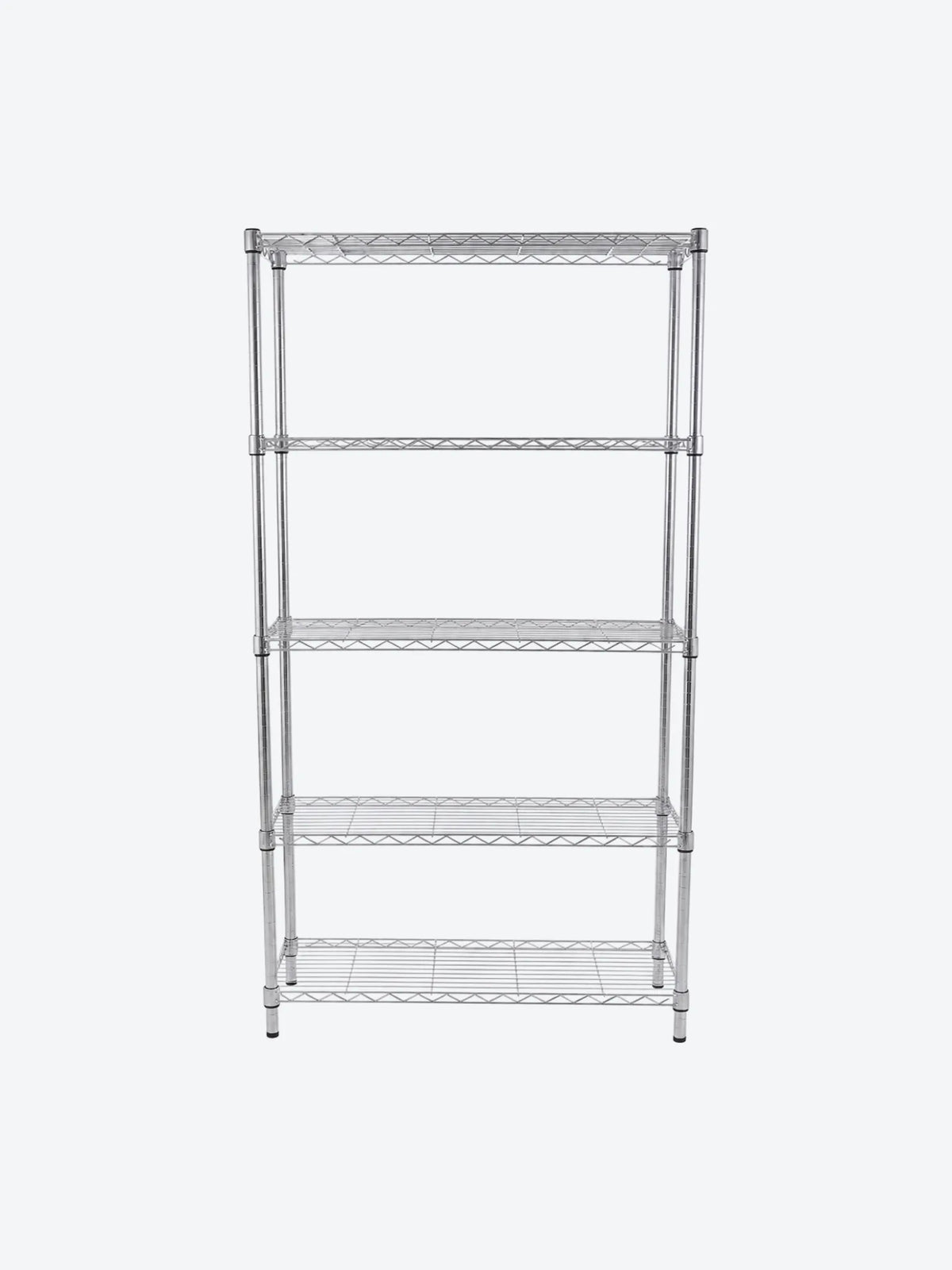 ESTANTE CROMADO 5 NIVELES 160 KG 180X90X35 CM BASIC LIVING