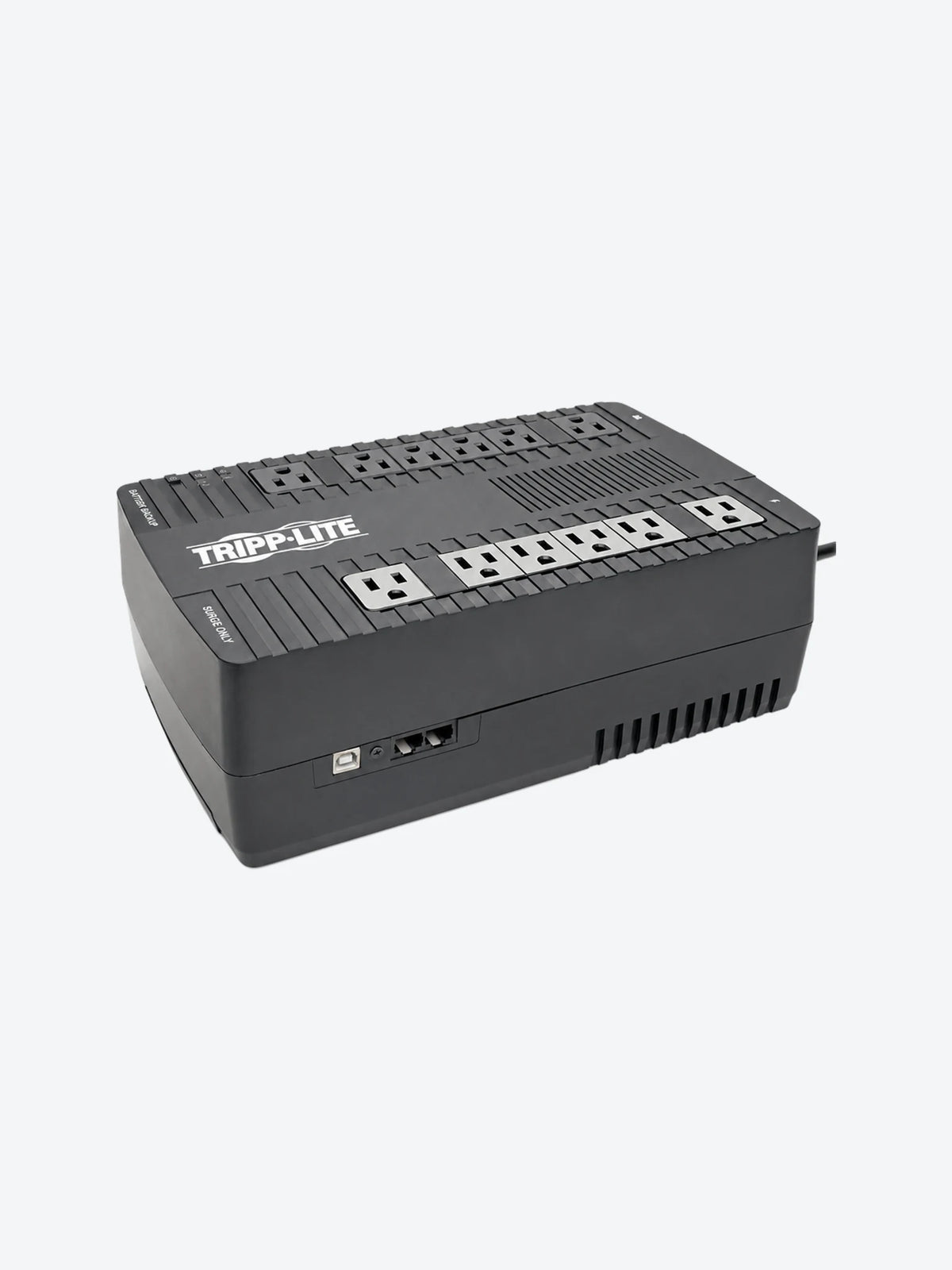 Eaton Tripp Lite Series UPS 750VA 450W Desktop Battery Back Up AVR 50/60Hz Compact 120V USB RJ11 - UPS - CA 120 V - 450 vatios - 750 VA - conectores de salida: 12-1
