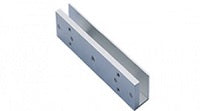 ZKTeco - AL-180PU - soporte de seguridad magnético en la puerta de vidrio sin marco - Para la instalación de la placa de conexión de cierres magnéticos de la serie 180kg 8-12mm puertas de vidrio sin marco - 0.33Kg - 140 x 40 x  30mm