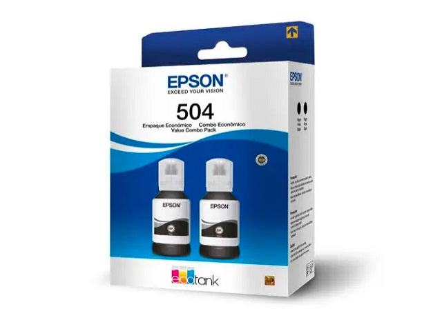 Epson - T504120-2 - Ink tank - Black - Pack L4160 L6161 L6-2