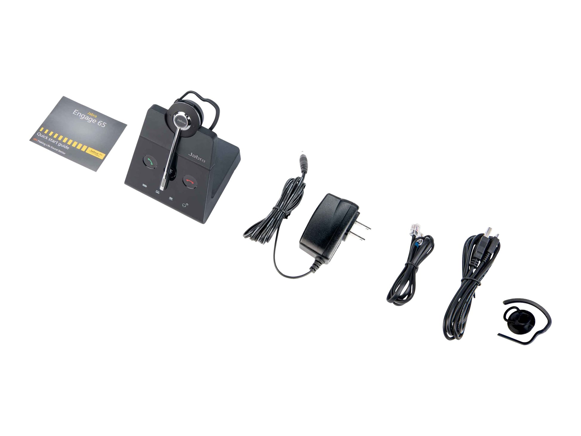Jabra Engage 65 Convertible - Auricular - en oreja - convertible - DECT - inalámbrico-6