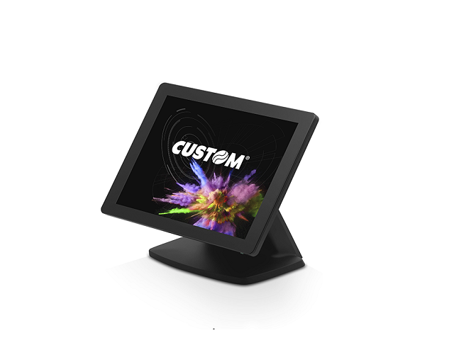 Custom PCPOS PATH15 - Todo en uno - 1 x Celeron J1900 / hasta 2.42 GHz - RAM 4 GB - SSD 128 GB - HD Graphics - Win 10 IoT, 64 bits - monitor: LCD 15" 1024 x 768 (XGA) pantalla táctil