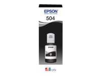 Epson 504 - 127 ml - negro - original - recarga de tinta - para EcoTank L4150, L4160, L4260, L6161, L6171, L6191, L6270; EcoTank ITS L4150, L4160-2