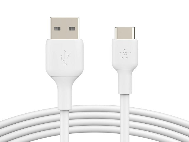 Belkin BoostCharge - Cable USB - 24 pin USB-C (M) a USB (M) - 1 m - blanco-1