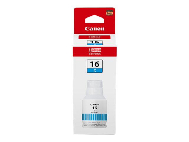 Canon GI 16 C - 132 ml - cián - original - recarga de tinta - para MAXIFY GX6010, GX7010-5