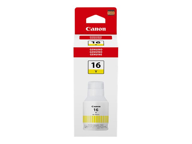 Canon GI 16 Y - 132 ml - amarillo - original - recarga de tinta - para MAXIFY GX6010, GX7010-6