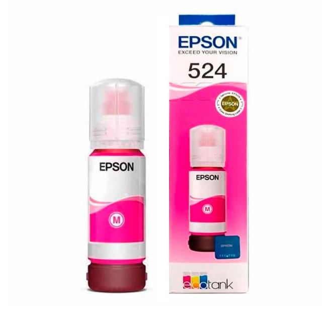 Epson - T524 - Ink bottle - Magenta-2