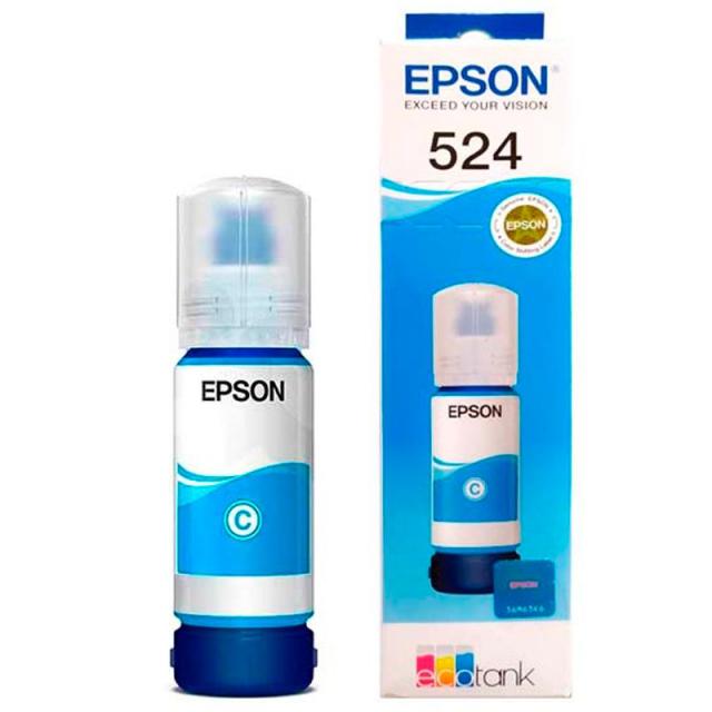 Epson - T524 - Ink bottle - Cyan-1
