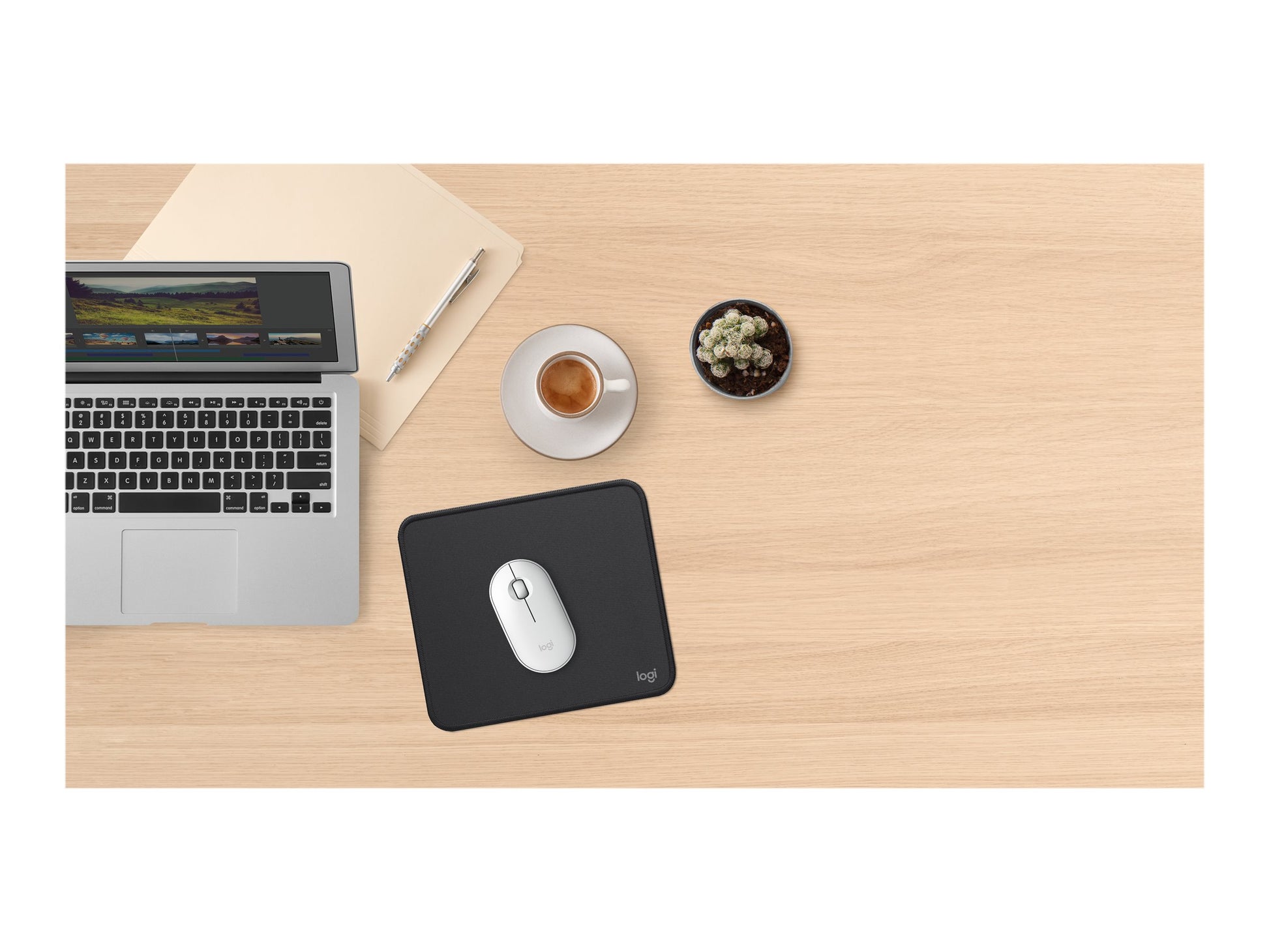Logitech Studio Series - Alfombrilla de ratón - base de goma antideslizante, fácil deslizamiento, superficie resistente a salpicaduras - grafito-20
