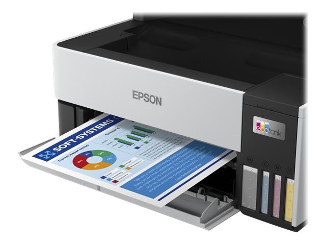 Epson EcoTank L6490 - Impresora multifunción - color - chorro de tinta - rellenable - 216 x 300 mm (original) - A4/Legal (material) - hasta 12 ppm (copiando) - hasta 17 ppm (impresión) - 250 hojas - 33.6 Kbps - LAN, USB 3.0, Wi-Fi(ac)-13