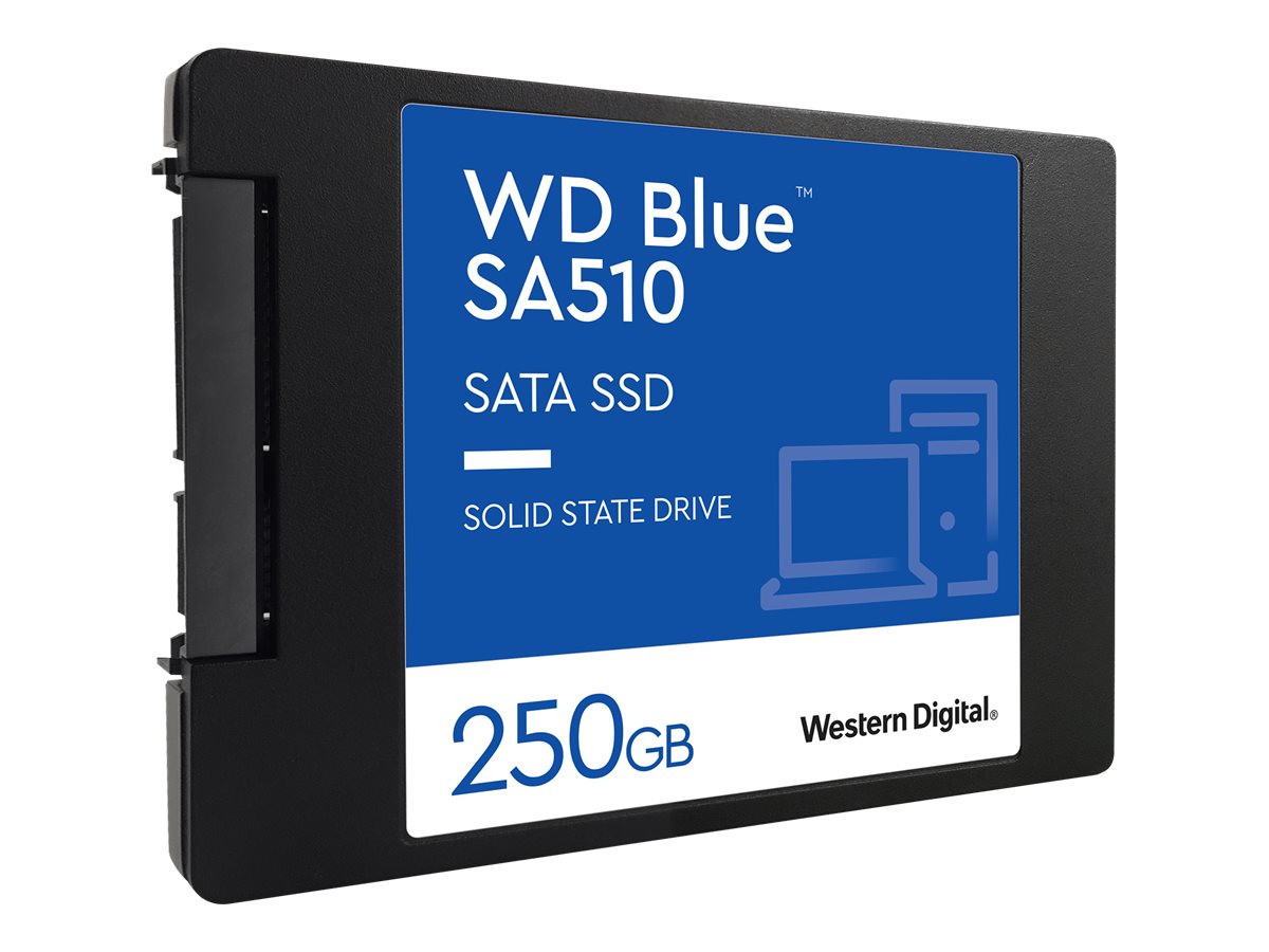 WD Blue SA510 WDS250G3B0A - SSD - 250 GB - interno - 2.5" - SATA 6Gb/s - azul-8