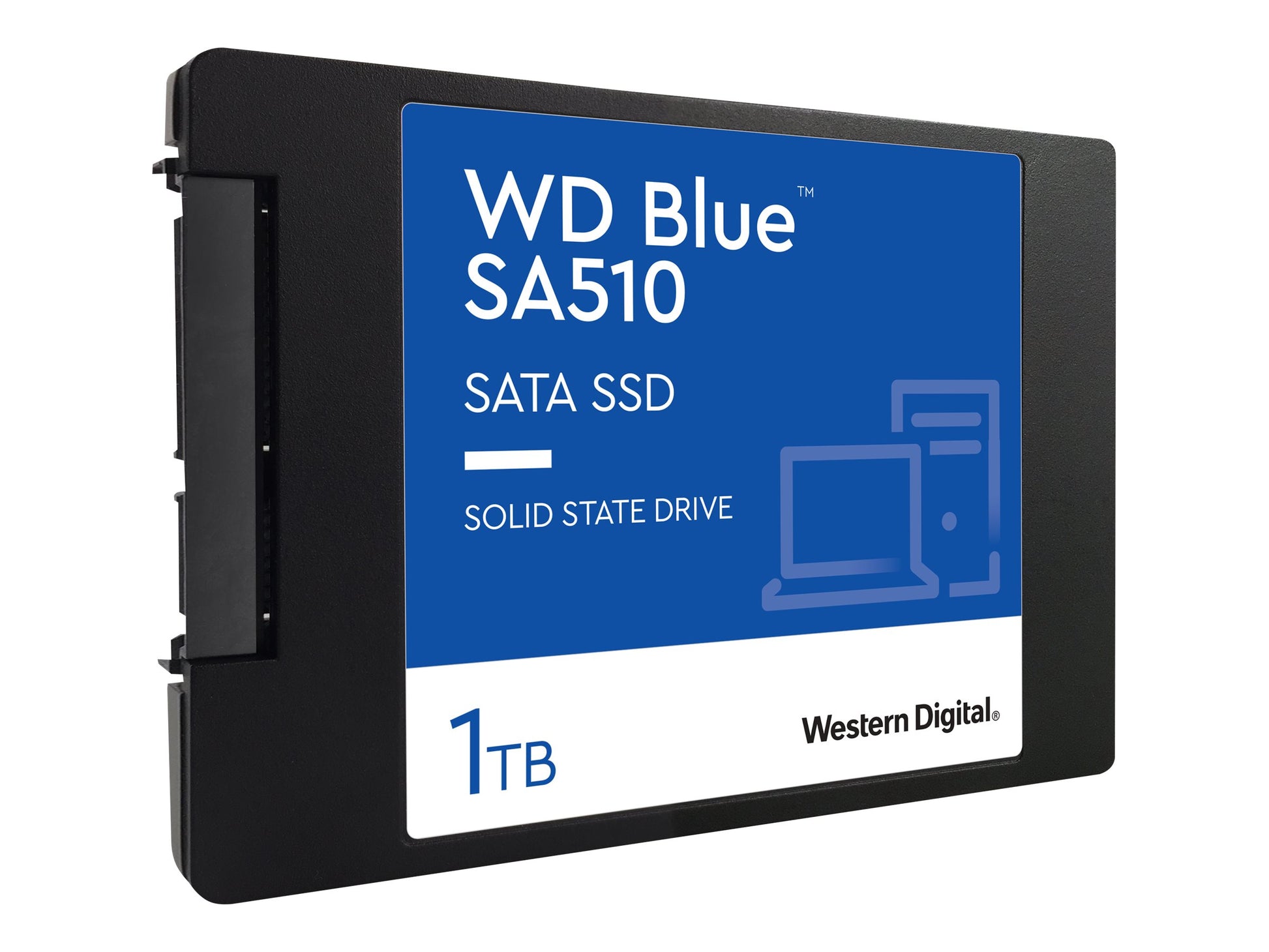 WD Blue SA510 WDS100T3B0A - SSD - 1 TB - interno - 2.5" - SATA 6Gb/s - azul-9