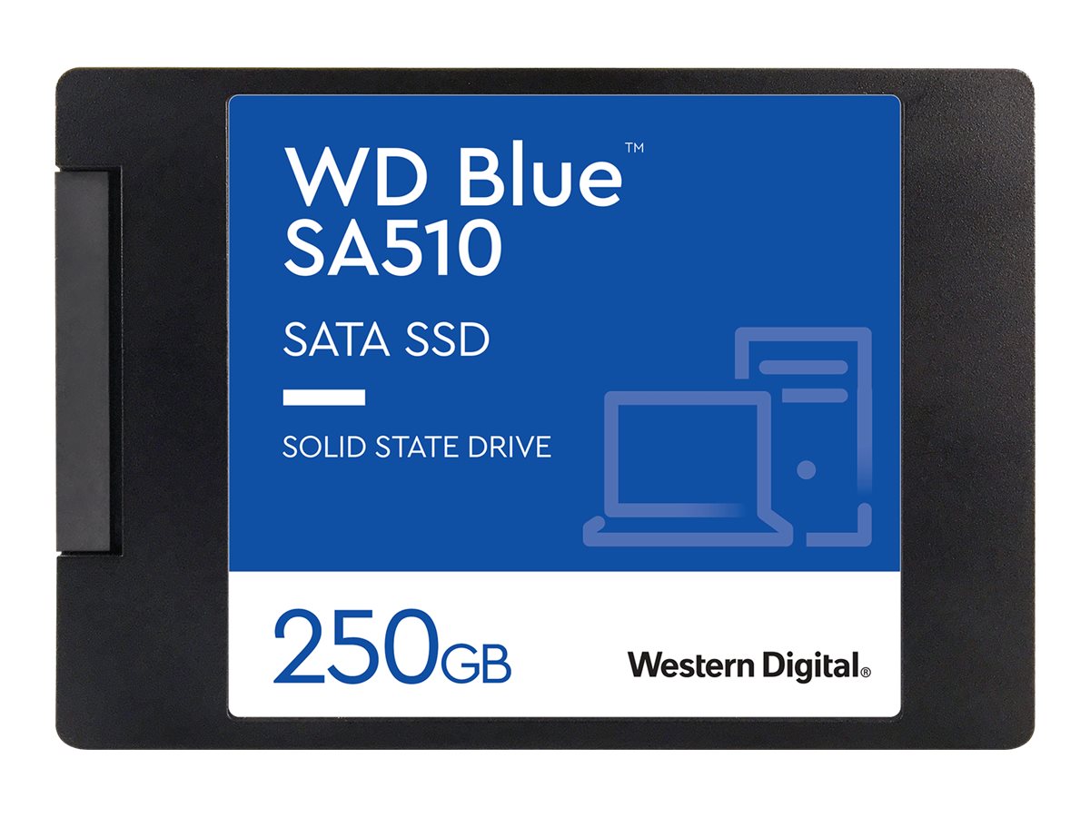 WD Blue SA510 WDS250G3B0A - SSD - 250 GB - interno - 2.5" - SATA 6Gb/s - azul-6
