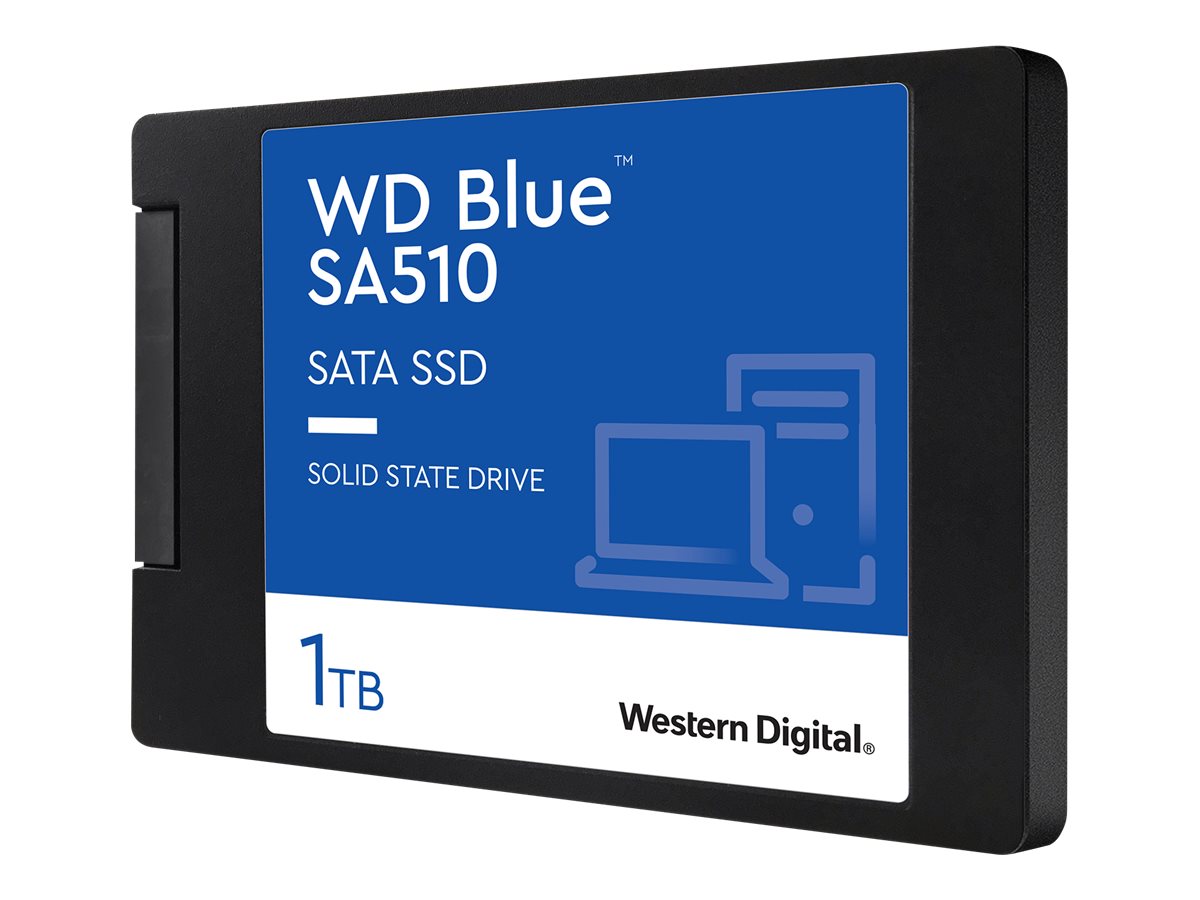 WD Blue SA510 WDS100T3B0A - SSD - 1 TB - interno - 2.5" - SATA 6Gb/s - azul-7