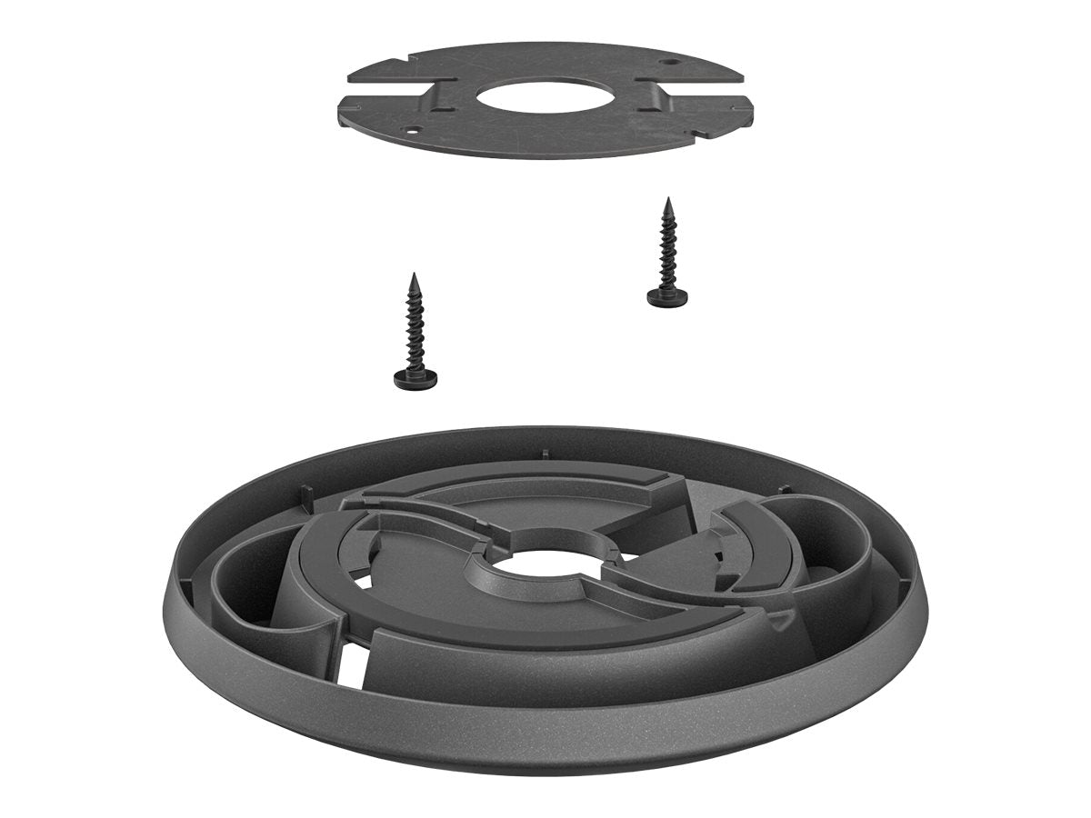 Logitech Rally Mic Pod Mount - Soporte de micrófono para escritorio - negro mate - para Logitech Rally, Rally Plus-4