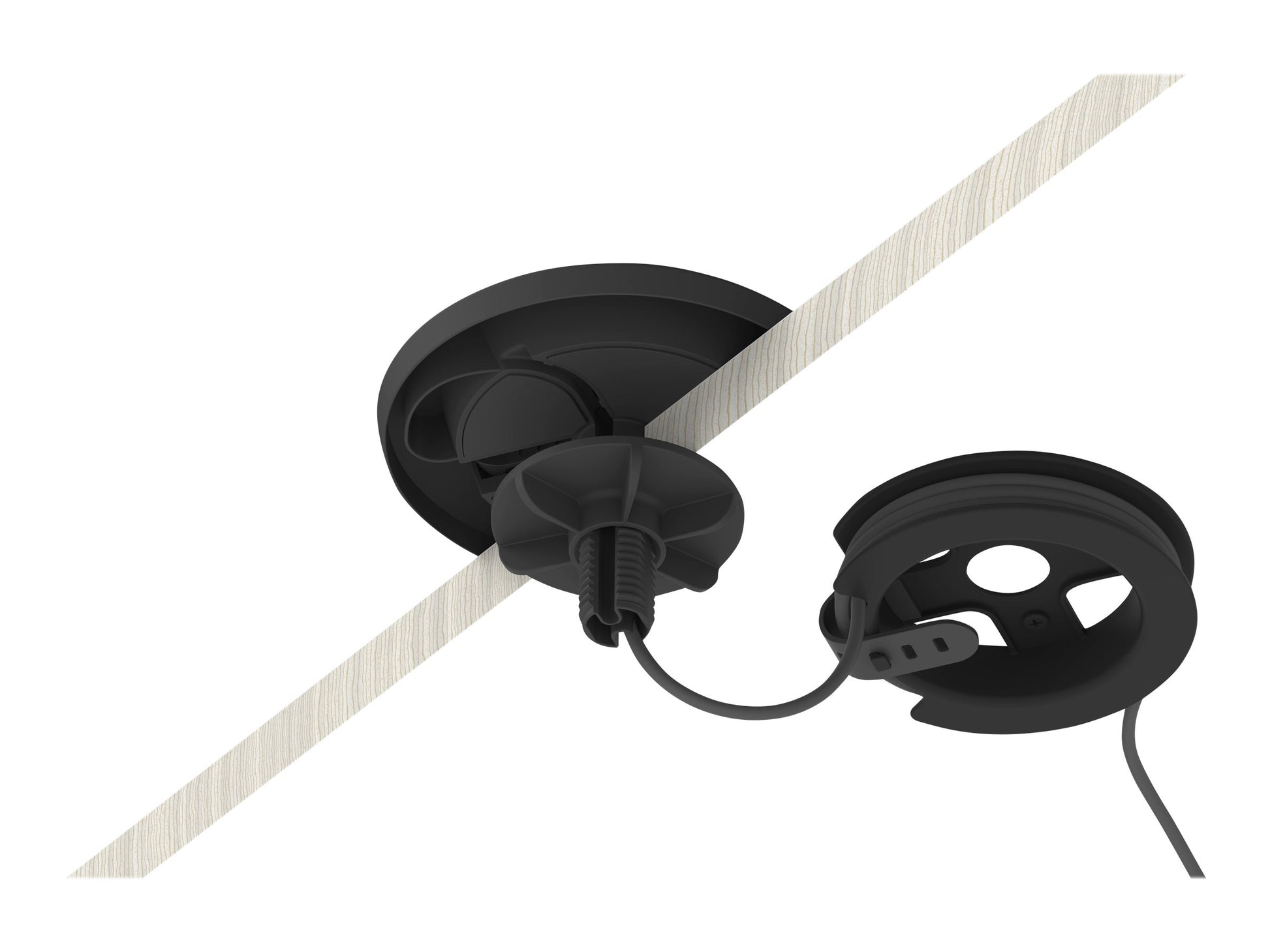 Logitech Rally Mic Pod Mount - Soporte de micrófono para escritorio - negro mate - para Logitech Rally, Rally Plus-5
