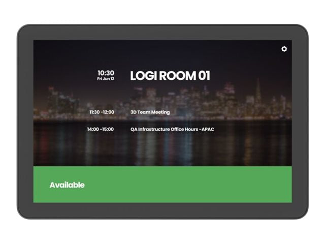 Logitech Tap Scheduler Purpose-Built Scheduling Panel for Meeting Rooms - Dispositivo de vídeoconferencia - Certificado para Equipos de Microsoft, Certificado por Zoom - grafito-4