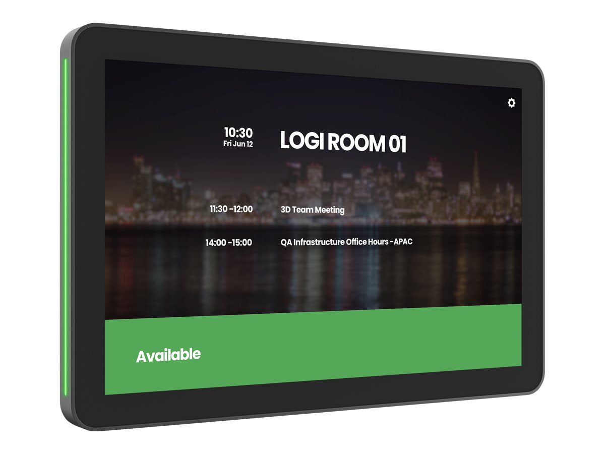 Logitech Tap Scheduler Purpose-Built Scheduling Panel for Meeting Rooms - Dispositivo de vídeoconferencia - Certificado para Equipos de Microsoft, Certificado por Zoom - grafito-18