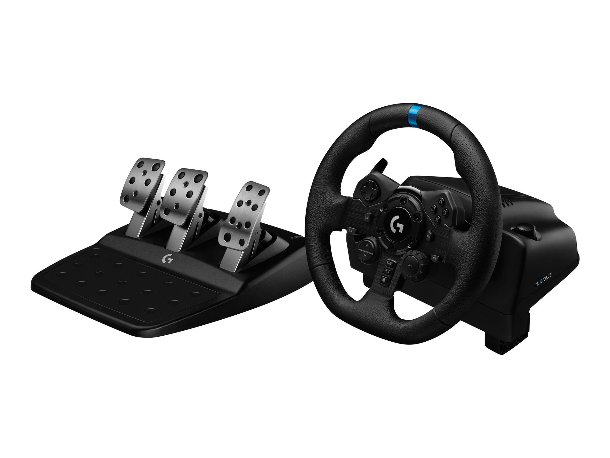 Logitech G923 Racing - Juego de volante y pedales - cableado - para PC, Sony PlayStation 4, Sony PlayStation 5-3