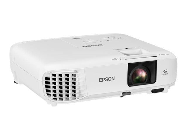 Epson PowerLite 119W - Proyector 3LCD - portátil - 4000 lúmenes (blanco) - 4000 lúmenes (color) - WXGA (1280 x 800) - 16:10 - LAN-8