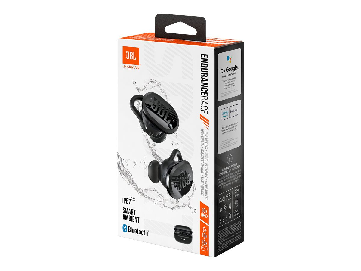 JBL Endurance Race - Auriculares inalámbricos con micro - en oreja - Bluetooth - negro-6