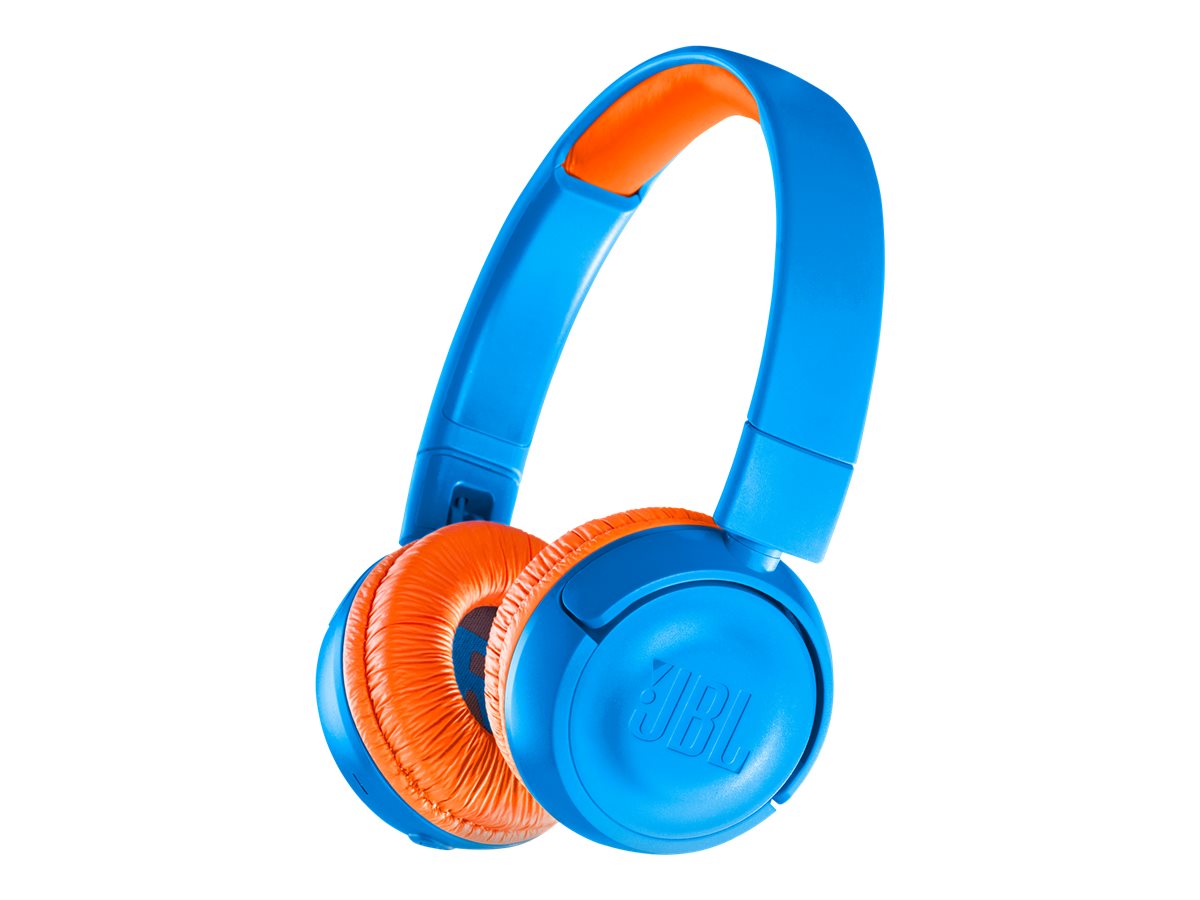 JBL JR300BT - Auriculares con diadema con micro - en oreja - Bluetooth - inalámbrico - naranja/azul-24