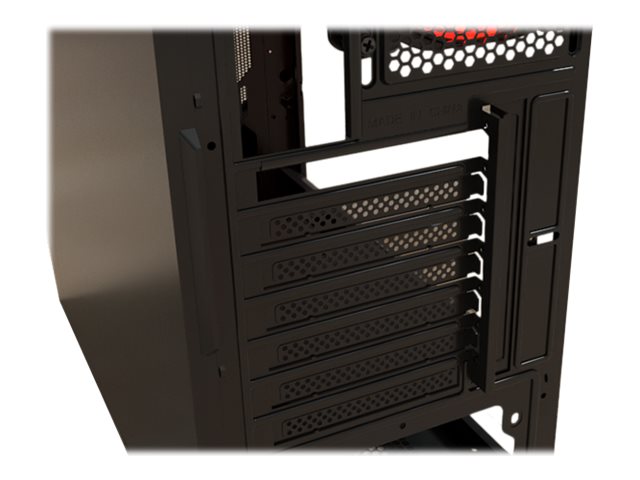 Xtech Gaming Series PHOBOS - Mid tower - ATX - panel lateral con ventana (cristal templado) - sin fuente de alimentación (ATX) - negro - USB/Audio