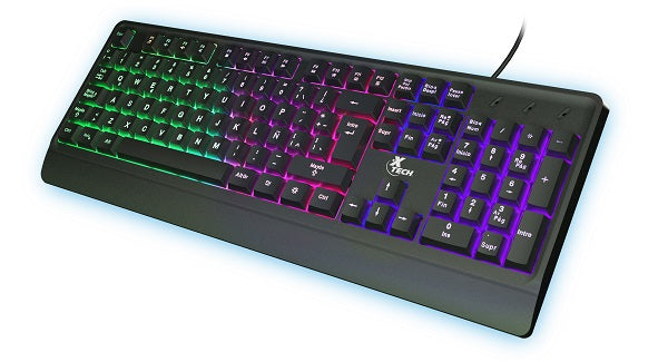 Xtech CHEVALIER XTK-505S - Teclado - retroiluminación - USB - QWERTY - español-14