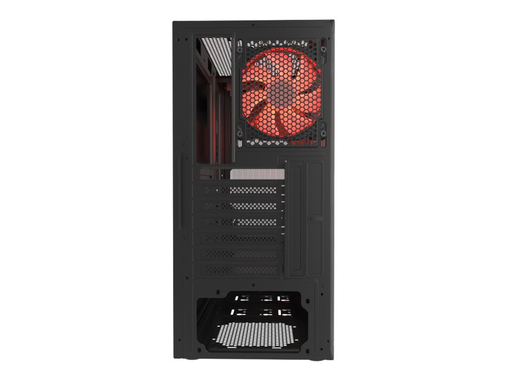Xtech Gaming Series PHOBOS - Mid tower - ATX - panel lateral con ventana (cristal templado) - sin fuente de alimentación (ATX) - negro - USB/Audio-19