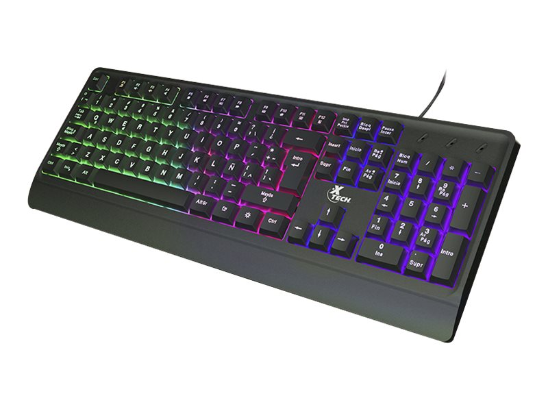 Xtech CHEVALIER XTK-505S - Teclado - retroiluminación - USB - QWERTY - español