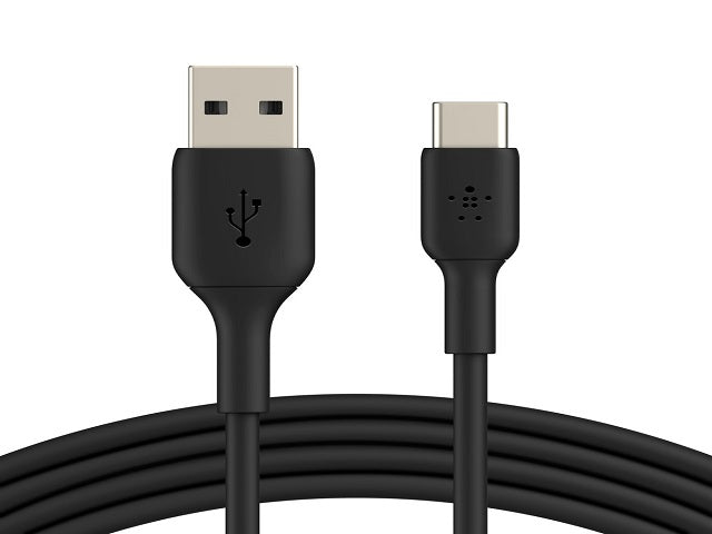 Belkin BoostCharge - Cable USB - 24 pin USB-C (M) a USB (M) - 1 m - negro-1