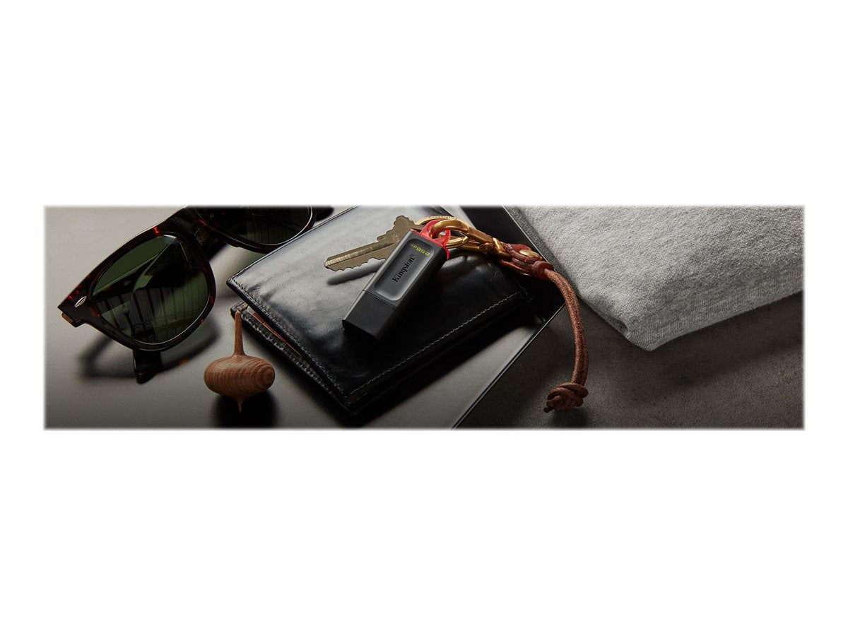 Kingston DataTraveler Exodia - Unidad flash USB - 256 GB - USB 3.2 Gen 1 - negro/rosa