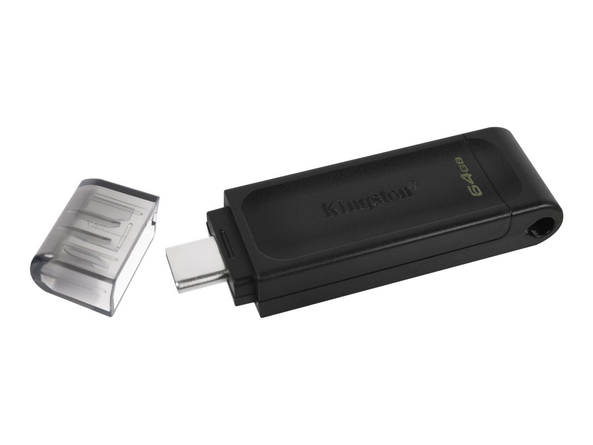 Kingston DataTraveler 70 - Unidad flash USB - 64 GB - USB-C 3.2 Gen 1-6