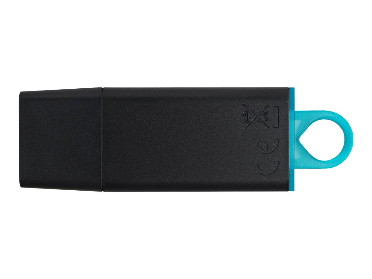 Kingston DataTraveler Exodia - Unidad flash USB - 64 GB - USB 3.2 Gen 1 - negro con turquesa-8