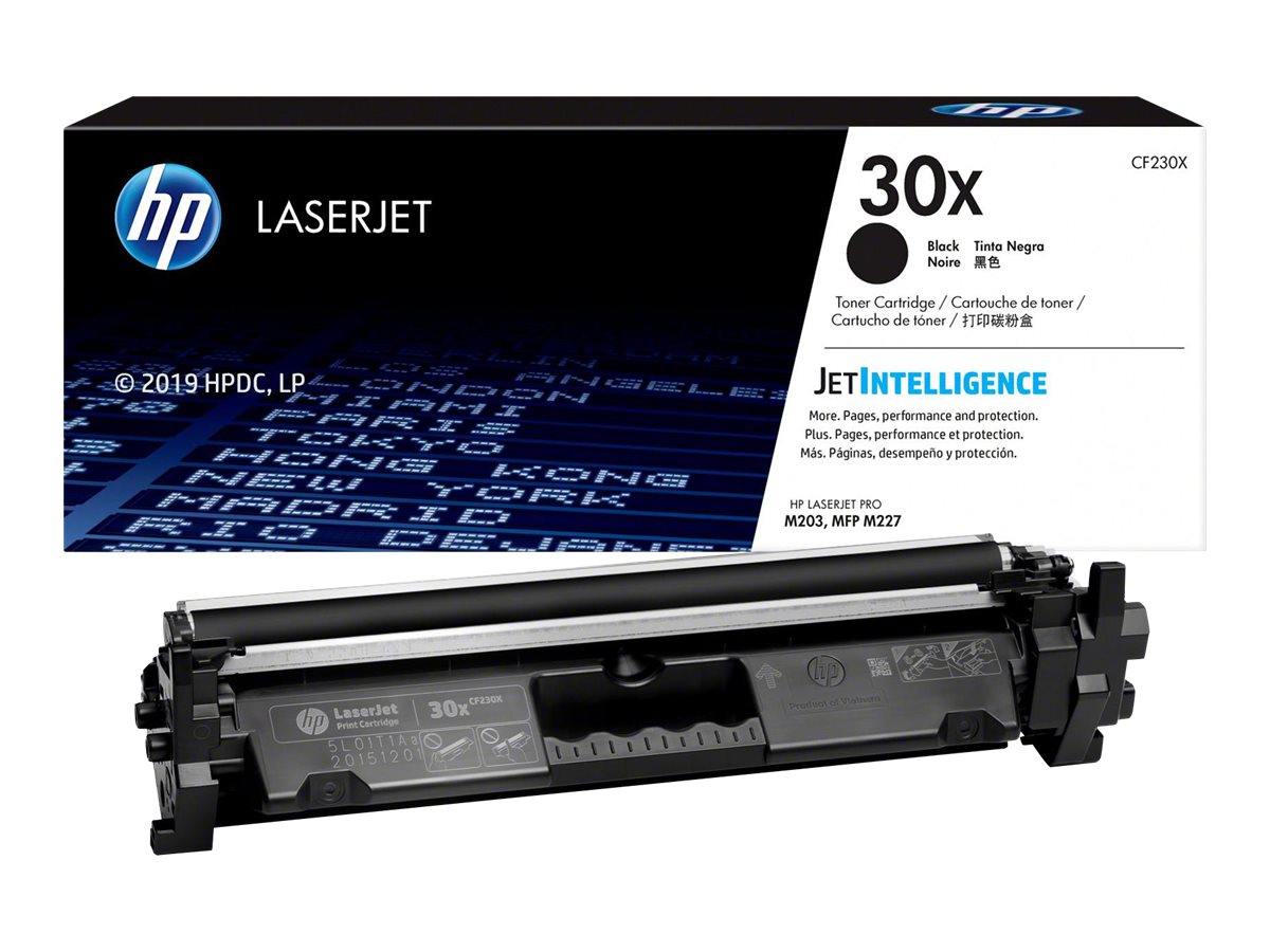 HP 30X - Negro - original - LaserJet - cartucho de tóner (CF230X) - para LaserJet Pro M203d, M203dn, M203dw, MFP M227fdn, MFP M227fdw, MFP M227sdn-12