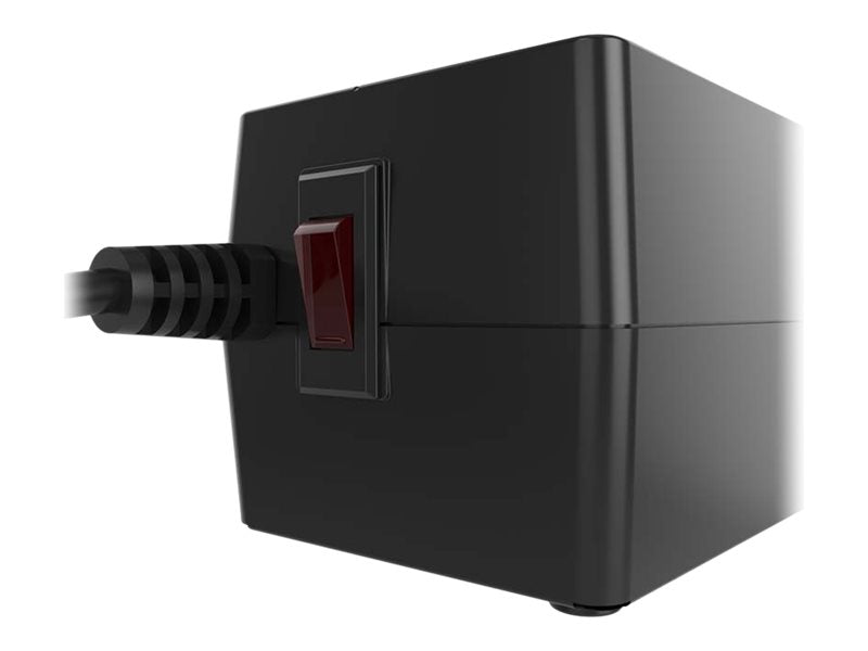 Forza FVR Series FVR-1011USB - Regulador automático de voltaje - CA 115 V - 500 vatios - 1000 VA - conectores de salida: 4 - negro-20