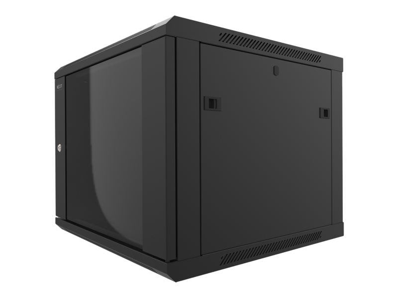 Nexxt Solutions - Rack armario - instalable en pared - RAL 9005, negro barniz - 9U - 19"-2