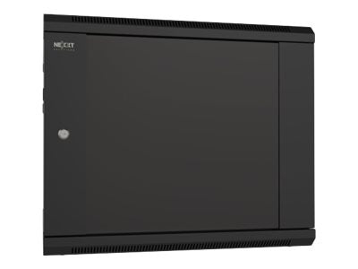 Nexxt Solutions - Rack armario - instalable en pared - RAL 9005, negro barniz - 9U - 19"-14