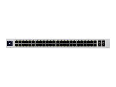 Ubiquiti UniFi Switch USW-48-POE - Conmutador - Gestionado - 48 x 10/100/1000 (32 PoE+) + 4 x Gigabit SFP - montaje en rack, sobremesa - PoE+ (195 W)-12