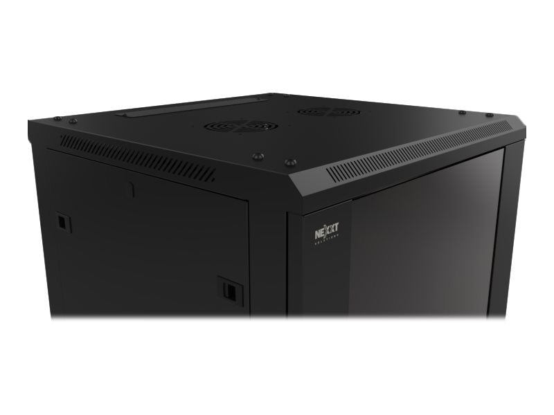 Nexxt Solutions - Rack armario - instalable en pared - RAL 9005, negro barniz - 6U - 19"-19