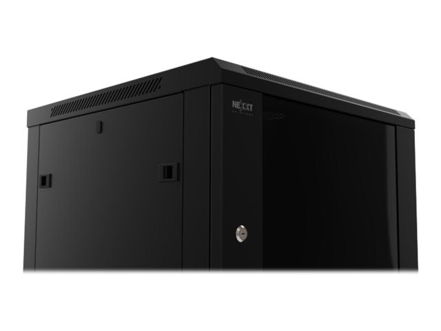 Nexxt Solutions - Rack armario - instalable en pared - RAL 9005, negro barniz - 9U - 19"-19