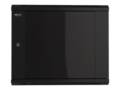 Nexxt Solutions - Rack armario - instalable en pared - RAL 9005, negro barniz - 9U - 19"-12