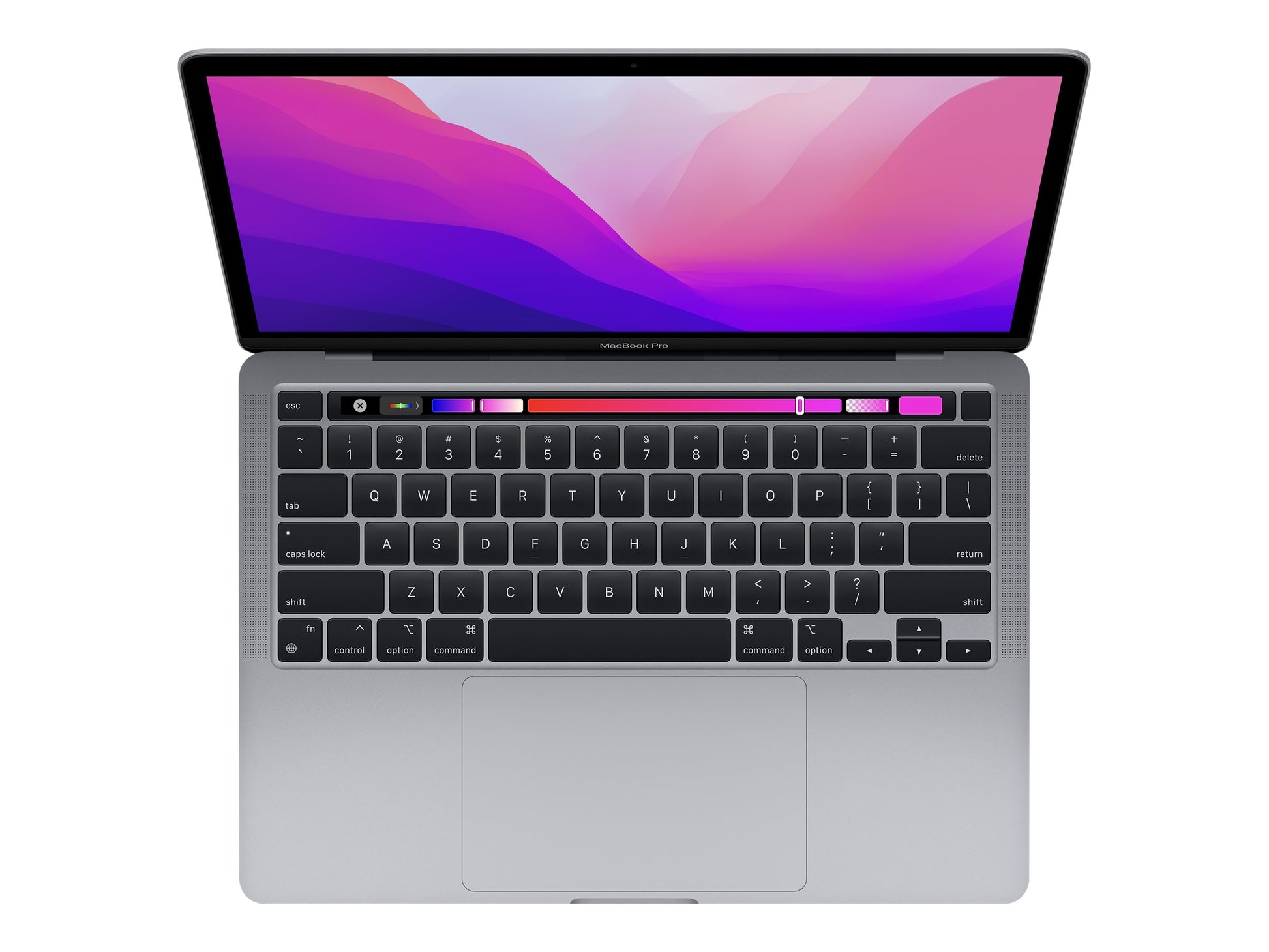 Apple MacBook Pro - M2 - M2 10-core GPU - 8 GB RAM - 256 GB SSD - 13.3" IPS 2560 x 1600 (WQXGA) - Wi-Fi 6 - gris espacio - kbd: EE. UU.-10