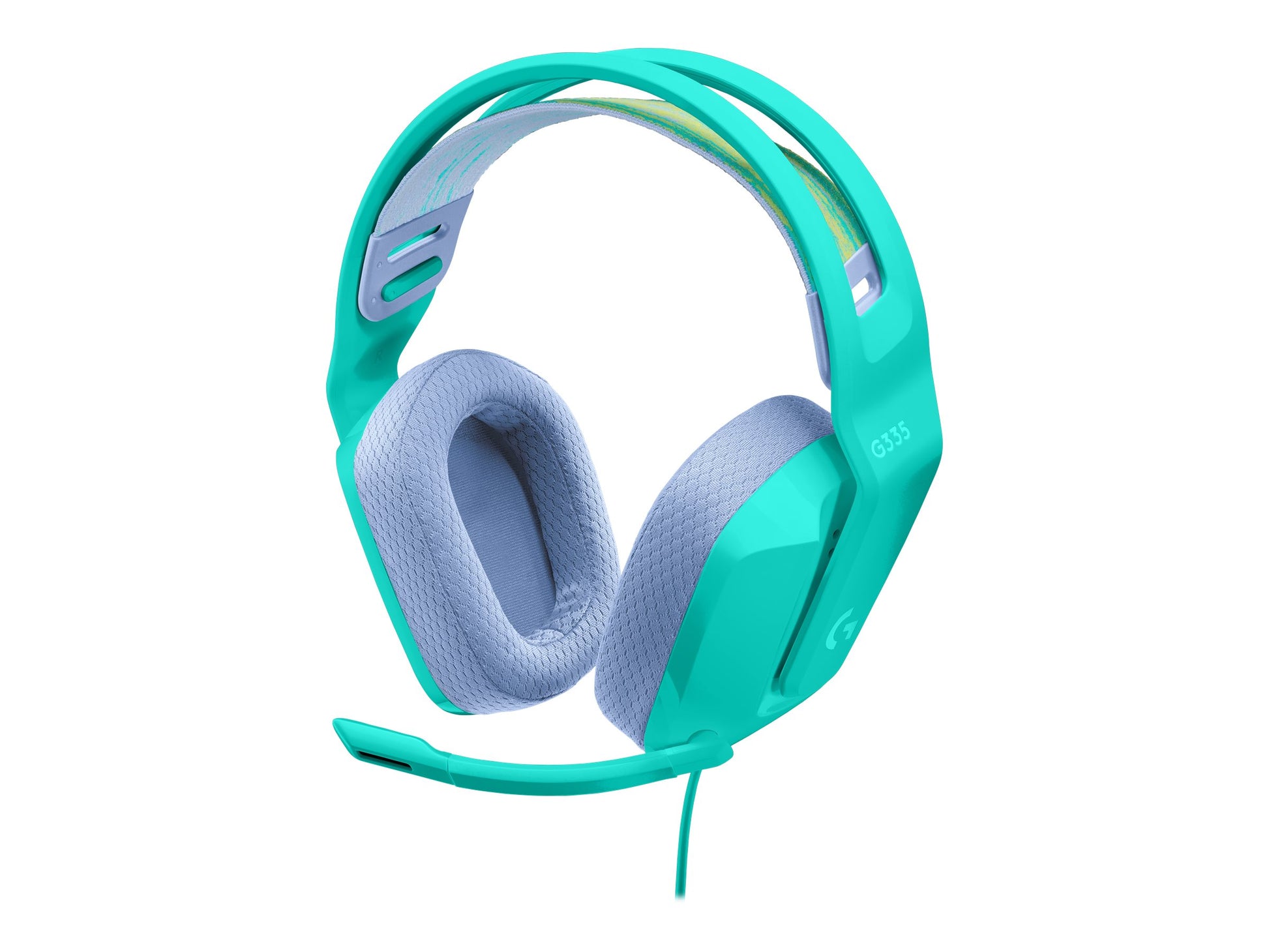 Logitech G G335 Wired Gaming Headset - Auricular - tamaño completo - cableado - conector de 3,5 mm - menta - certificado Discord-10