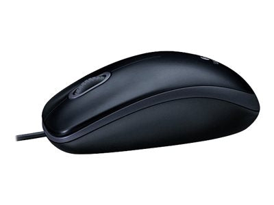Logitech M100 - Ratón - diestro y zurdo - óptico - 3 botones - cableado - USB - negro-15