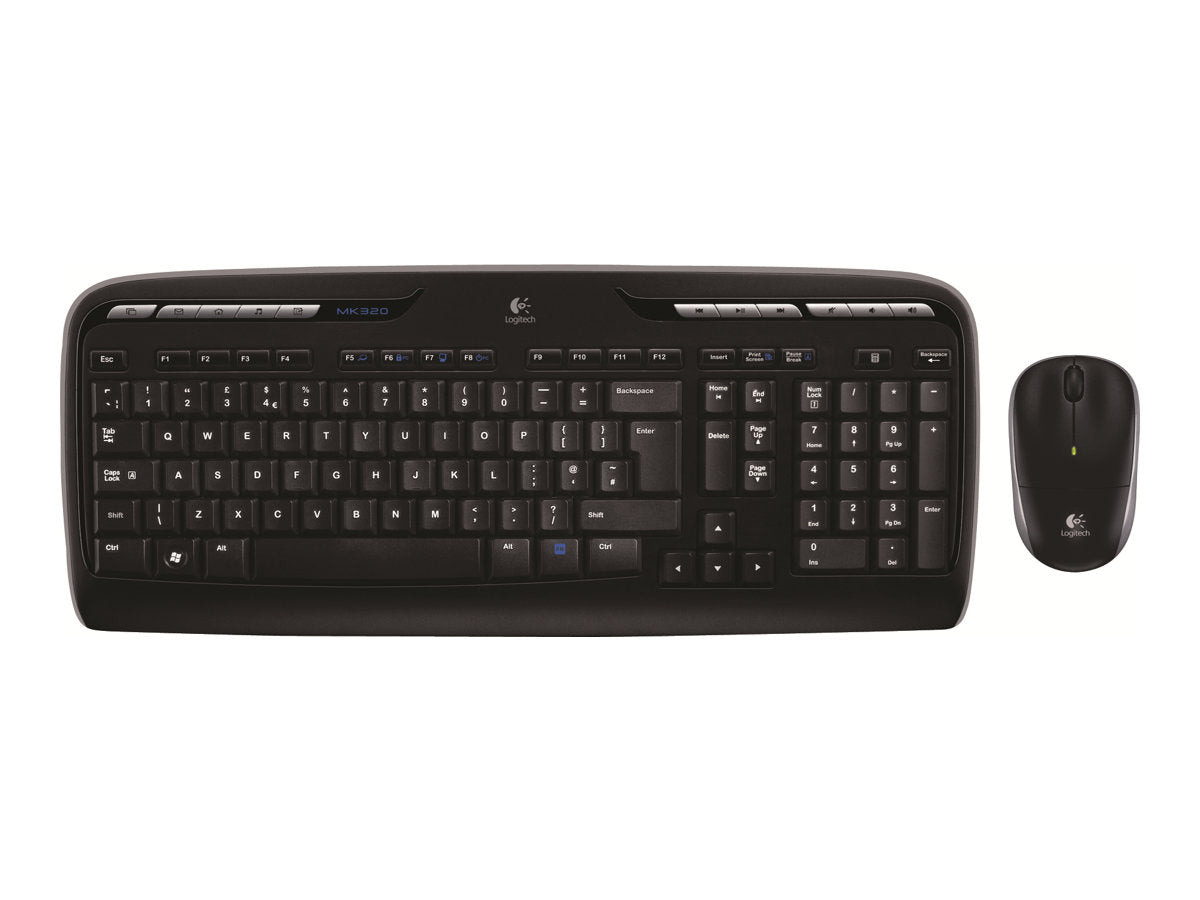 Logitech Wireless Desktop MK320 - Juego de teclado y ratón - inalámbrico - 2.4 GHz-8